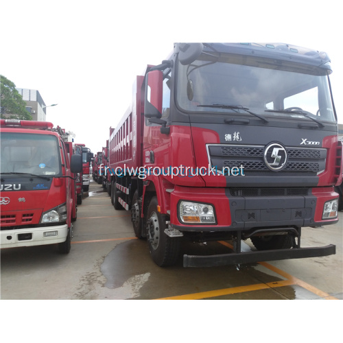 Shanqi 50T 8 * 4 375hp camion à benne basculante